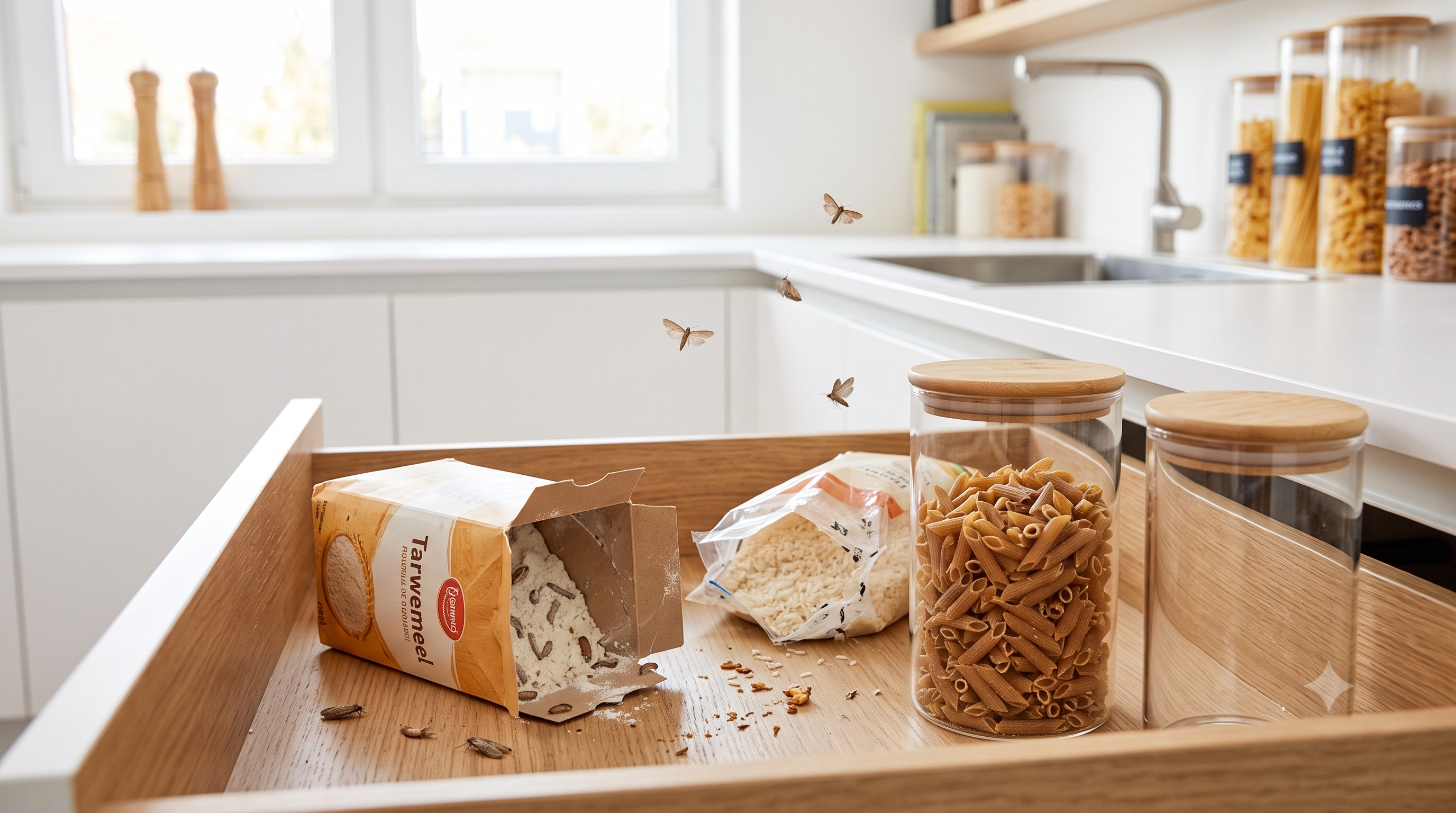 Voedselmotten in je keuken: wat te doen?