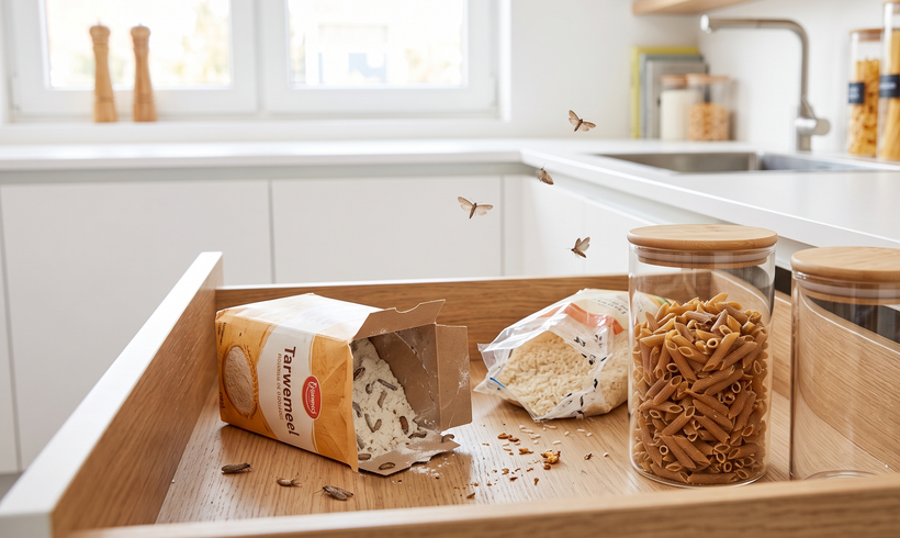 Voedselmotten in je keuken: wat te doen?