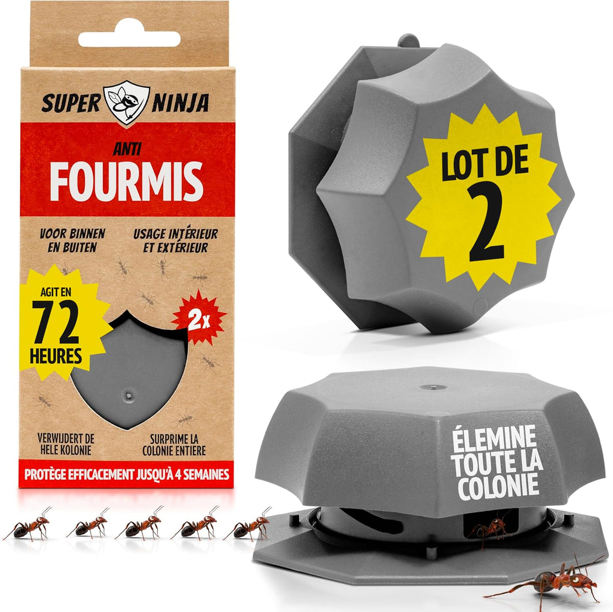 Super Ninja Pièges Anti Fourmis
