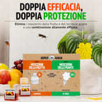 Pacchetto combinato Super Ninja contro moscerini della frutta e moscerini piante