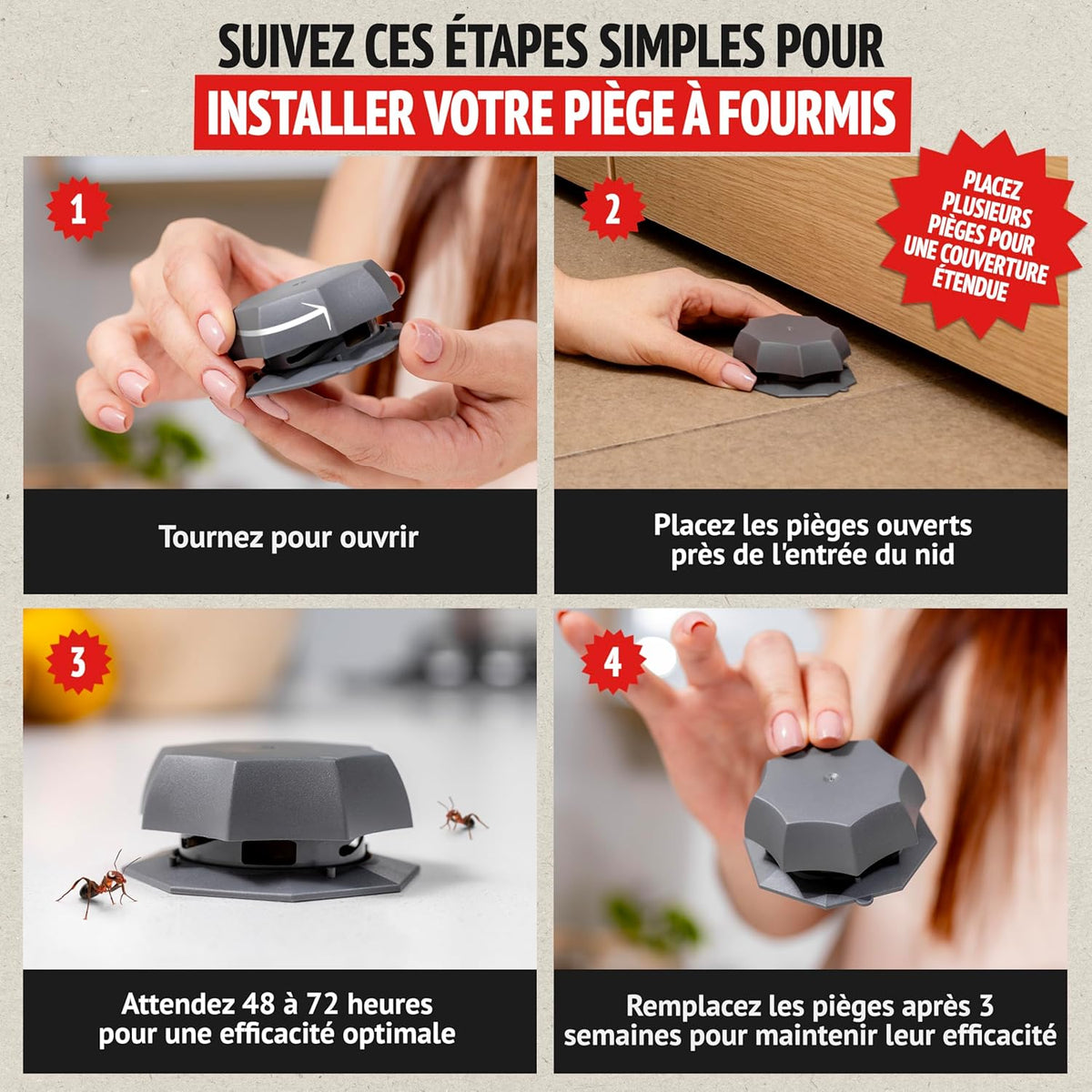 Super Ninja Pièges Anti Fourmis