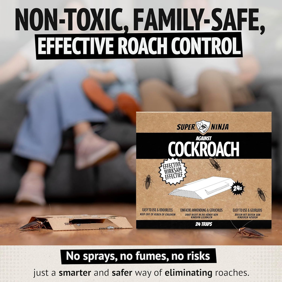 Super Ninja Cockroach Trap