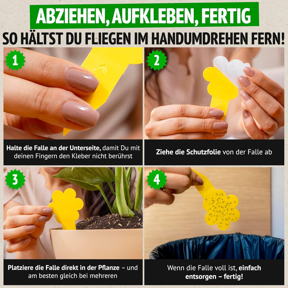 Super-Ninja-Kombipaket gegen Fruchtfliegen und Trauermücken