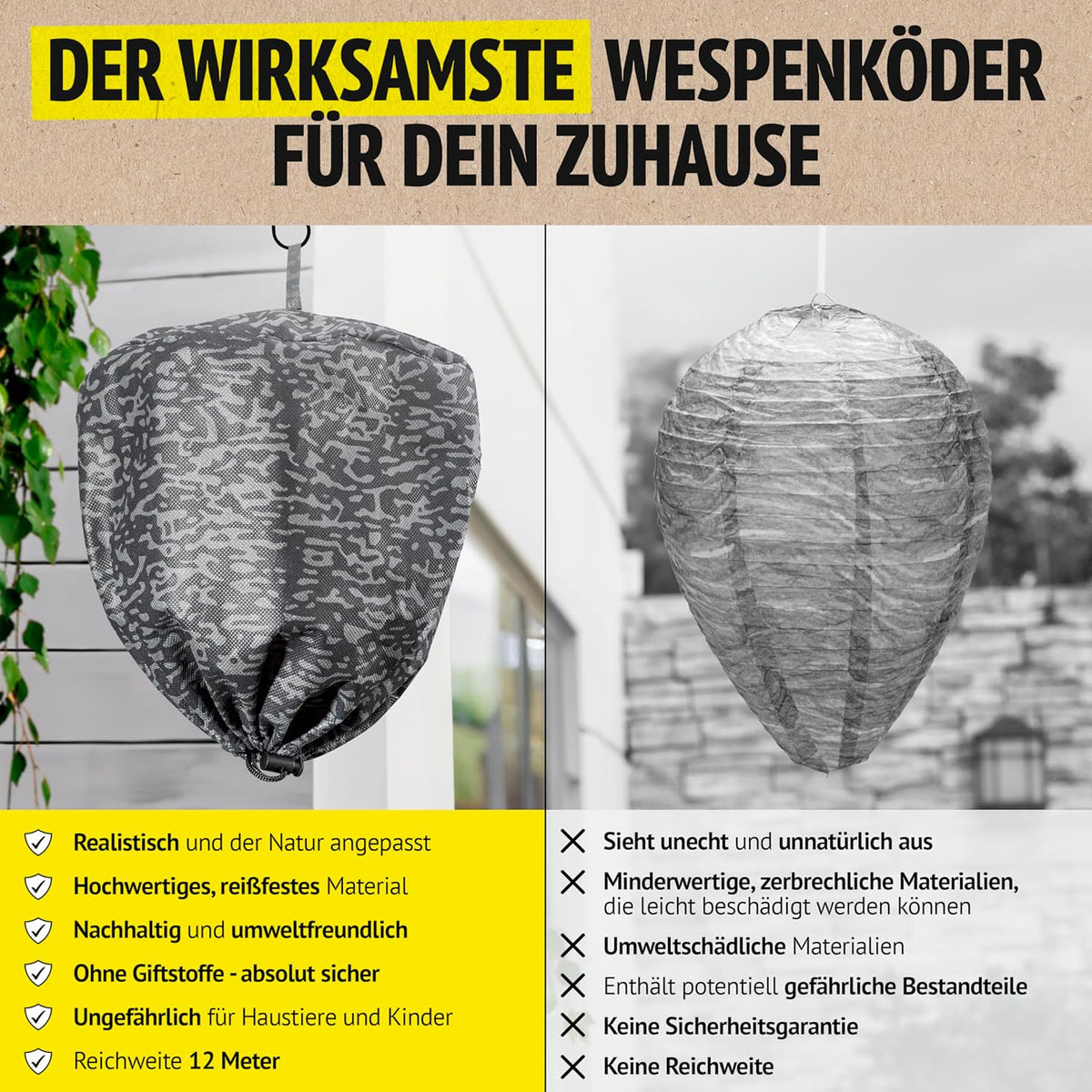 Super Ninja Waspinator Wespenabwehr