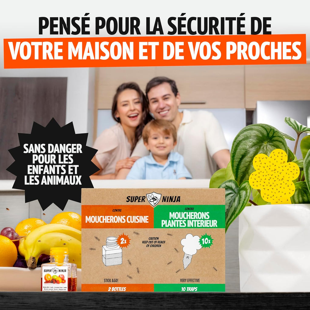 Super Ninja Anti Moucherons Intérieur