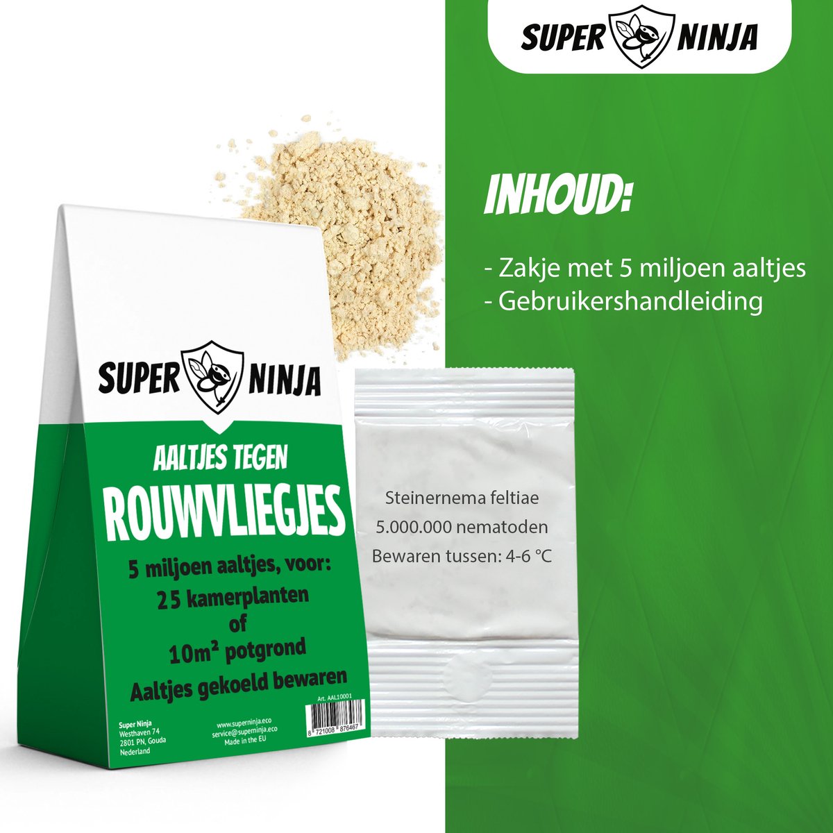 Super Ninja Aaltjes tegen Rouwvliegjes