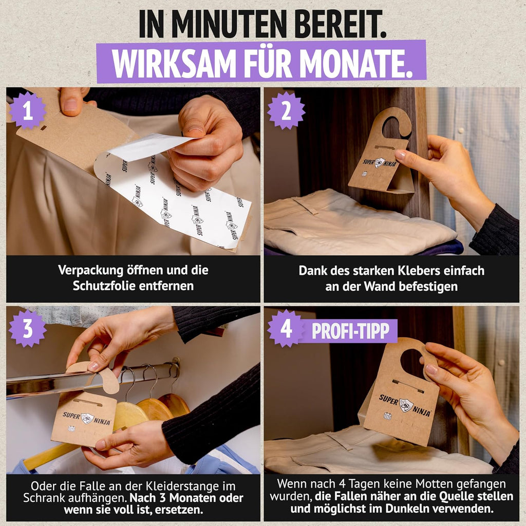 Super Ninja Kleidermottenfalle