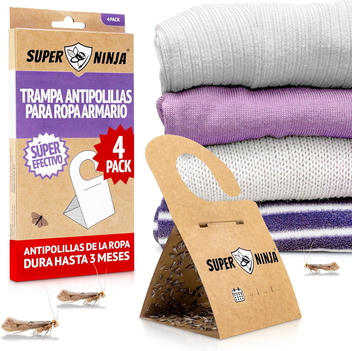 Trampa para polillas de la ropa Super Ninja