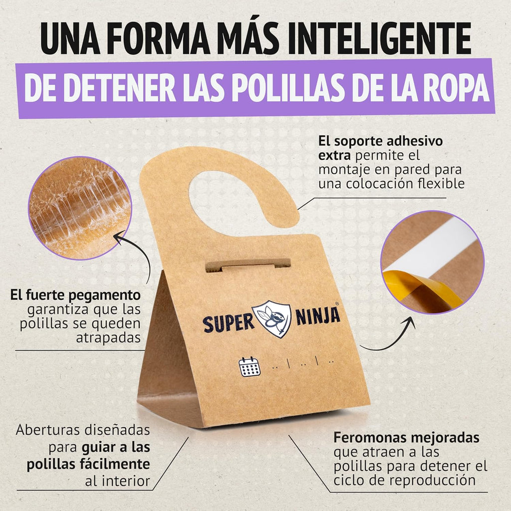Trampa para polillas de la ropa Super Ninja