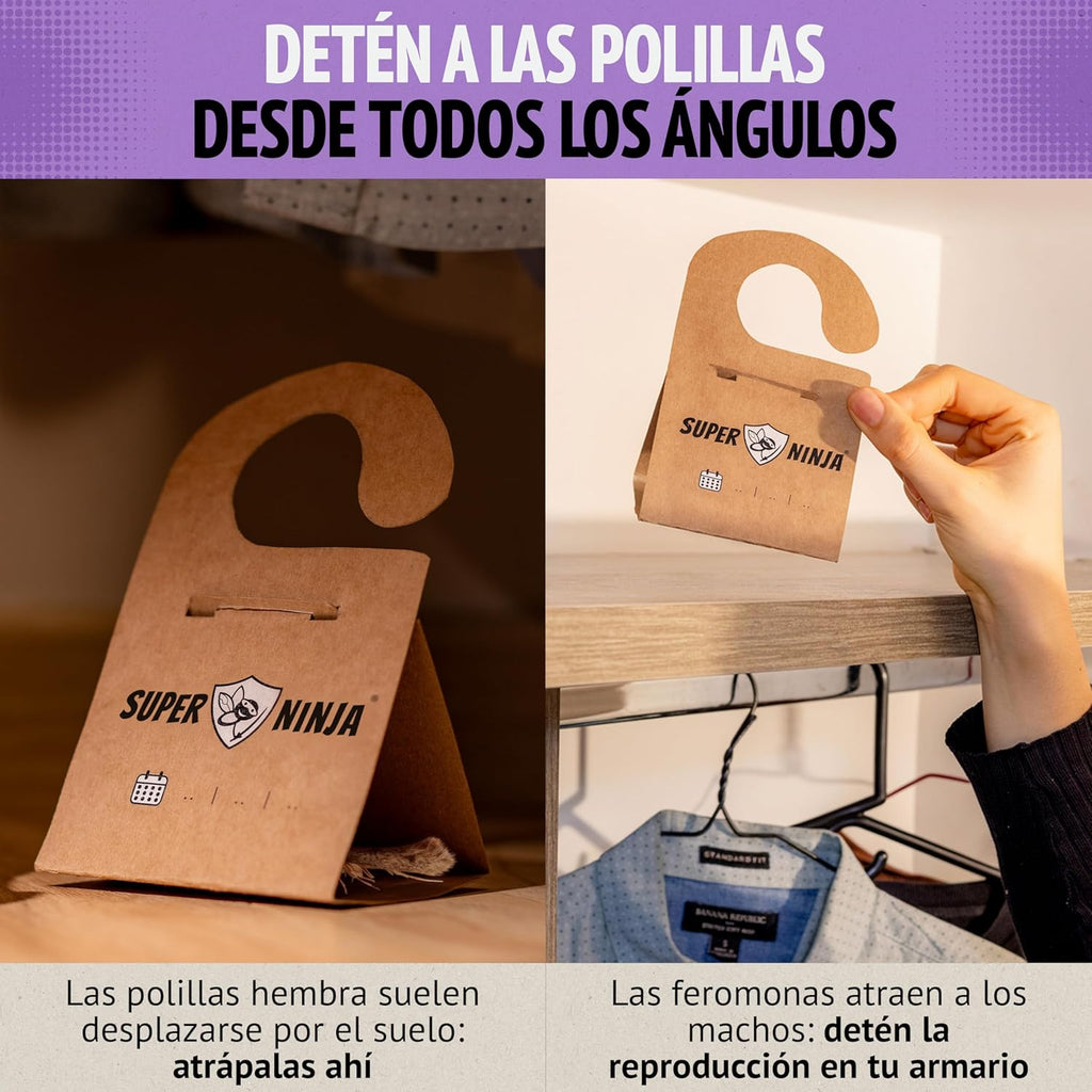 Trampa para polillas de la ropa Super Ninja