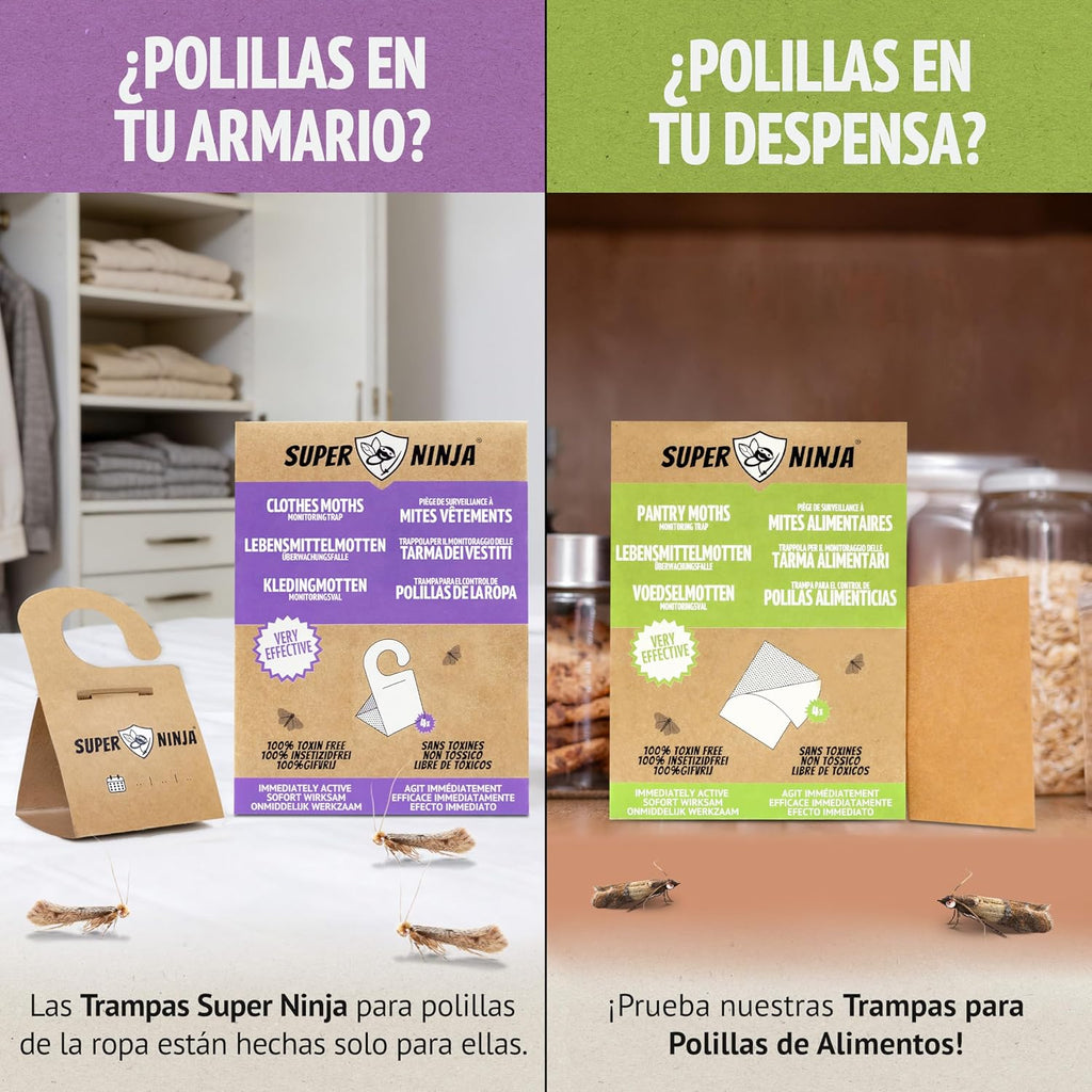 Trampa para polillas de la ropa Super Ninja