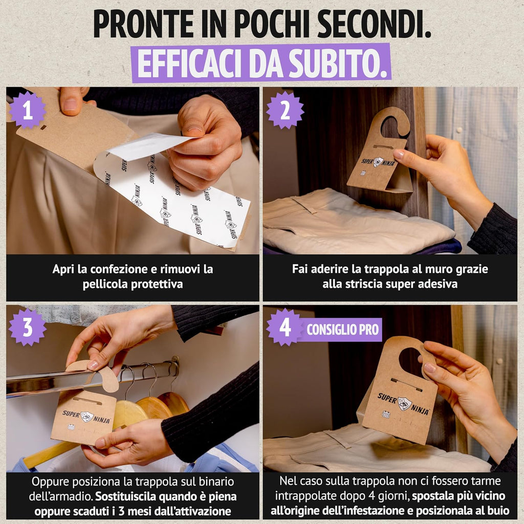 Super Ninja Trappola per Tarme dei Vestiti