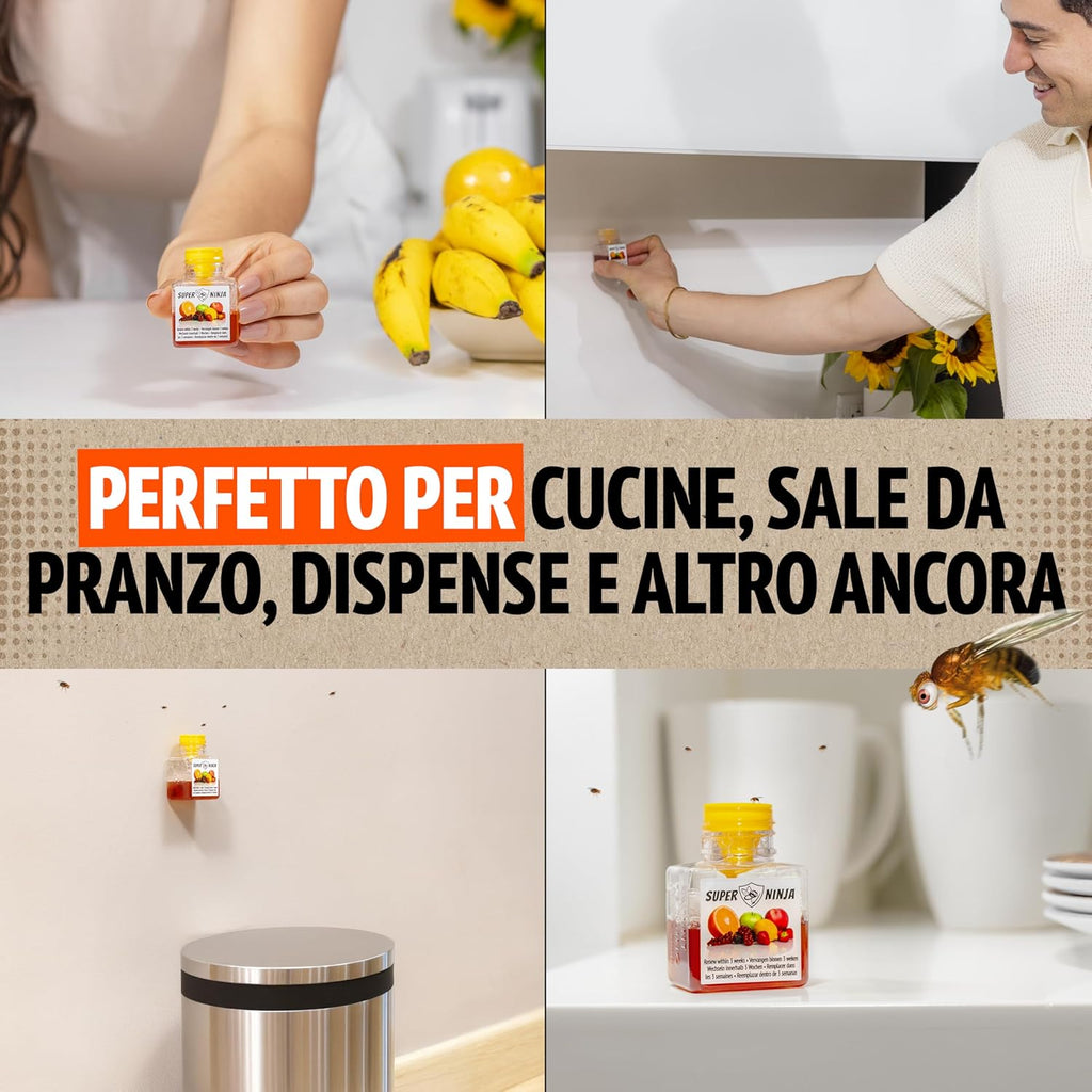 Super Ninja Trappola Moscerini Frutta