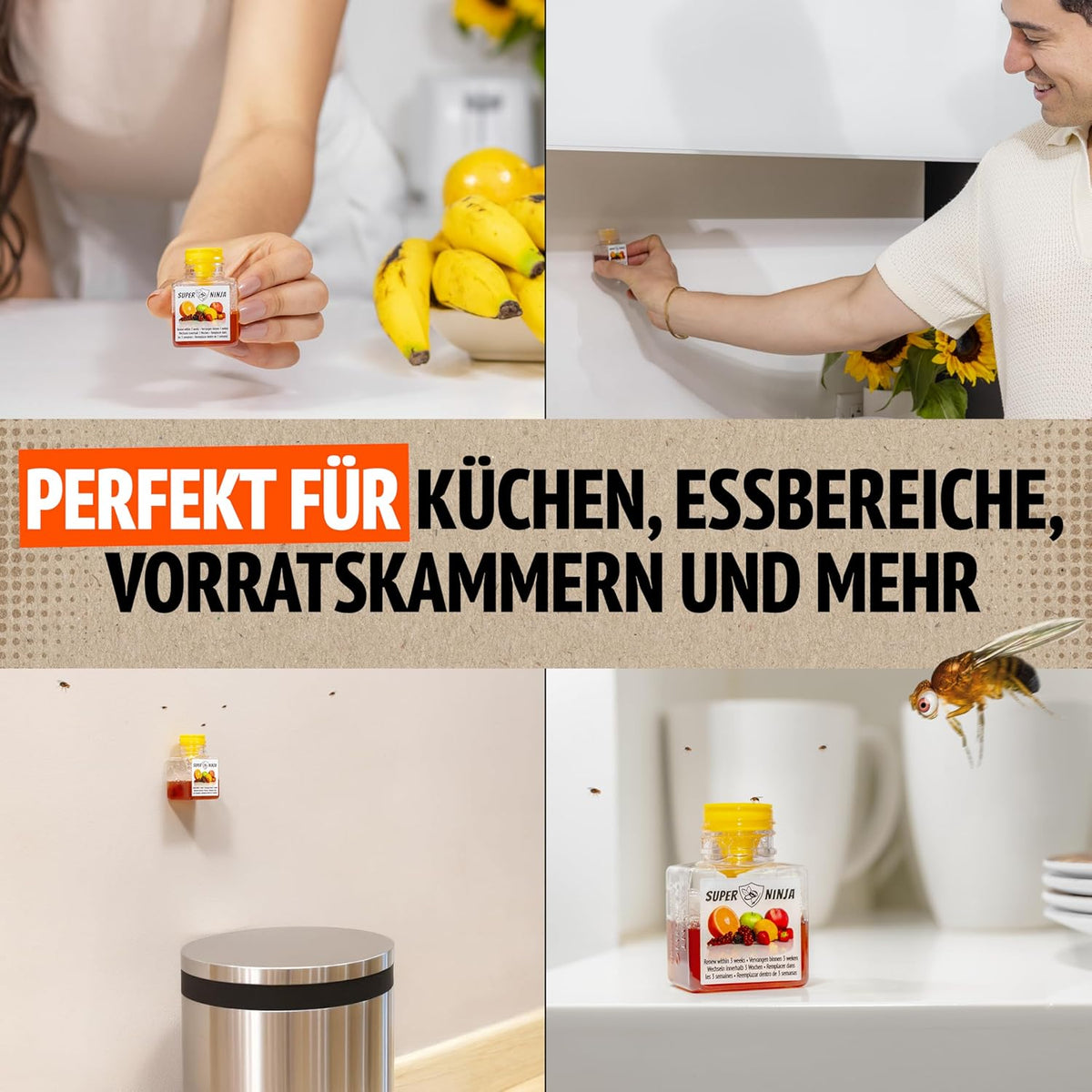 Super Ninja Fruchtfliegenfalle