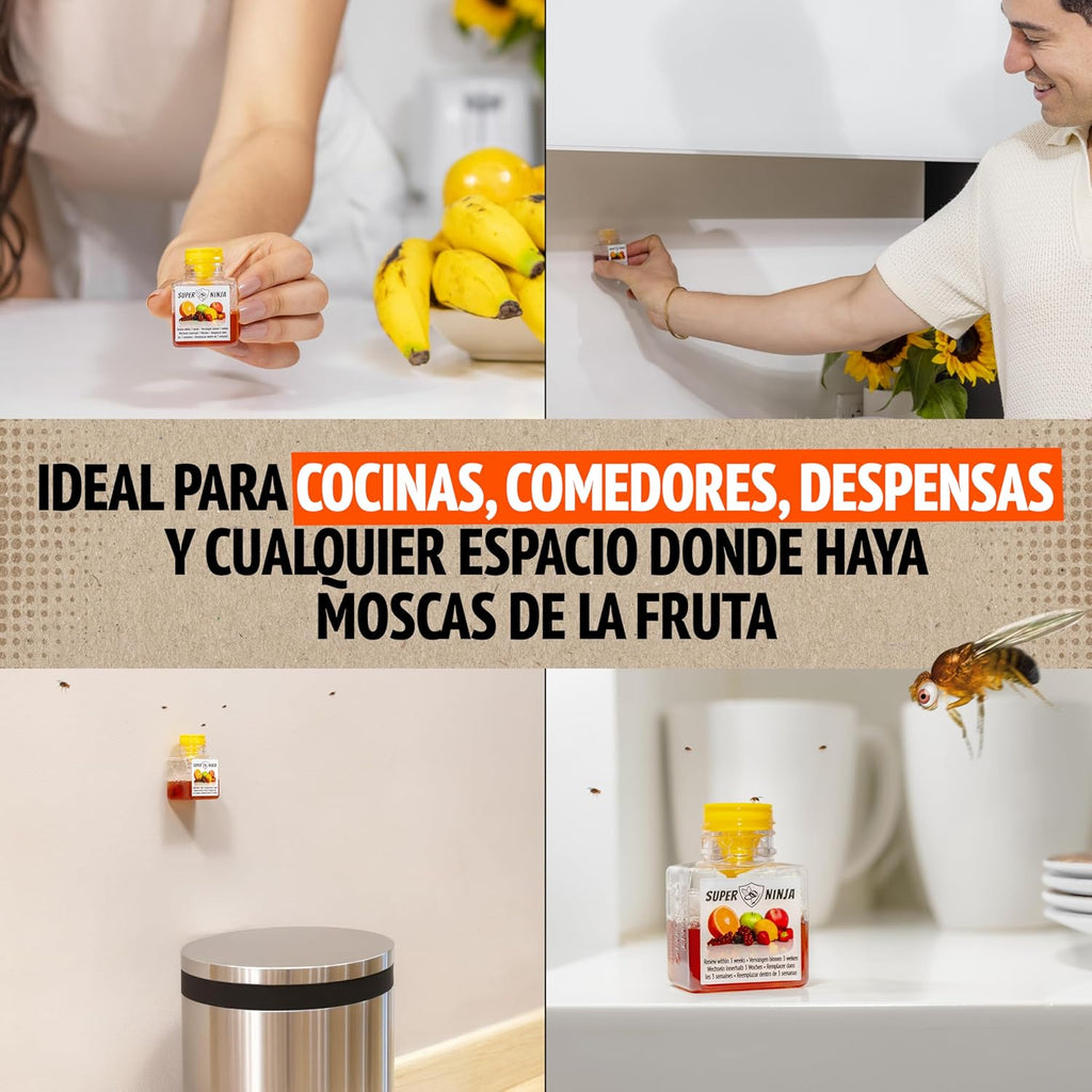 Super Ninja Trampa para Moscas de la Fruta