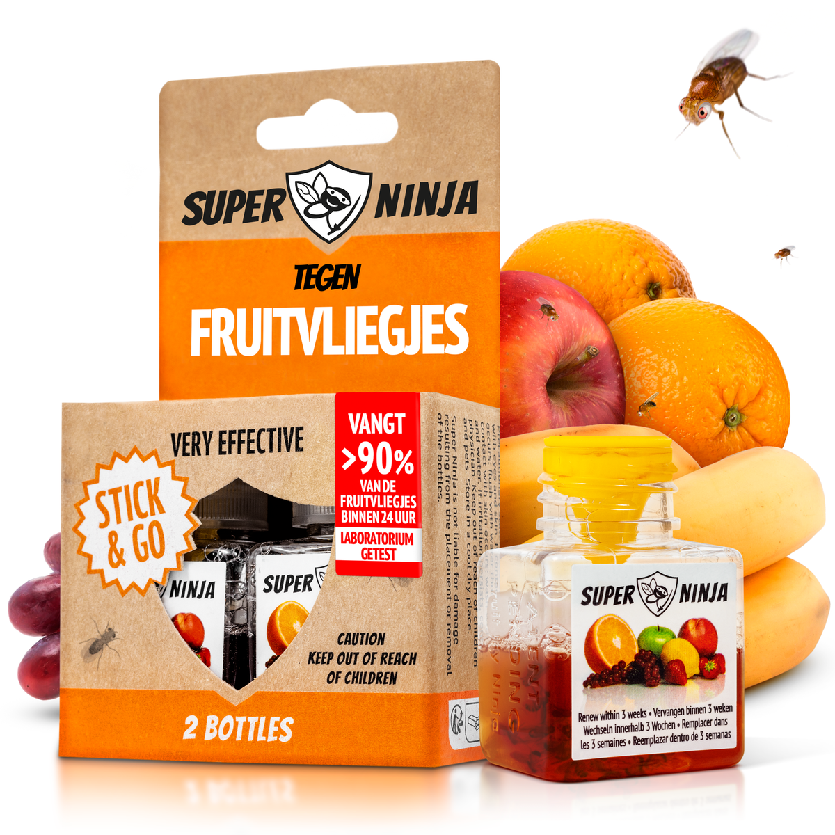 Super Ninja Piège à mouches des fruits