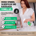 Super Ninja Spinnen- & Silberfischspray