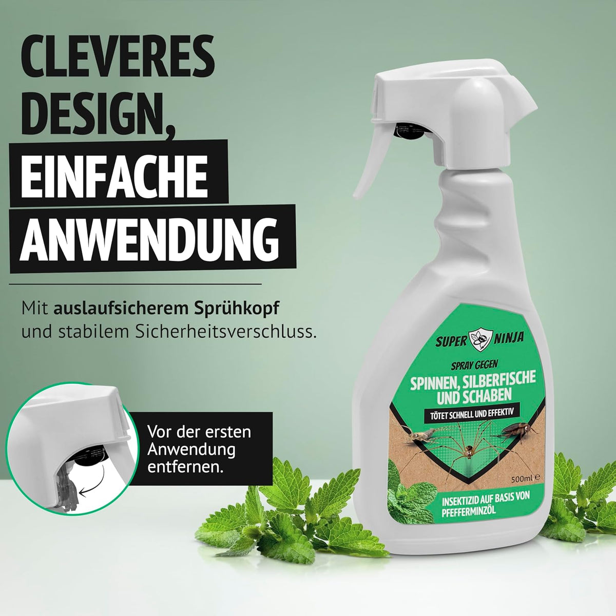Super Ninja Spinnen- & Silberfischspray