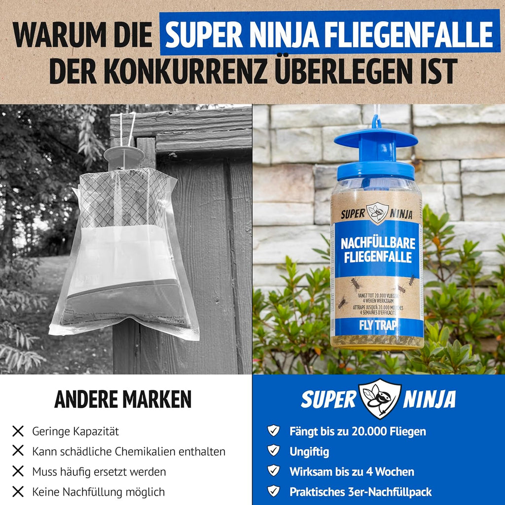 Super Ninja Fliegenfalle