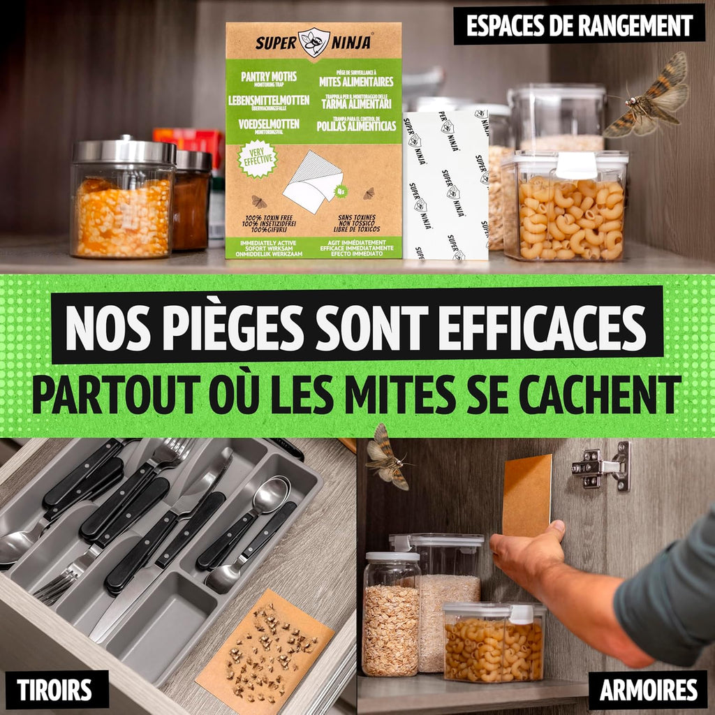 Super Ninja Anti Mites Alimentaires