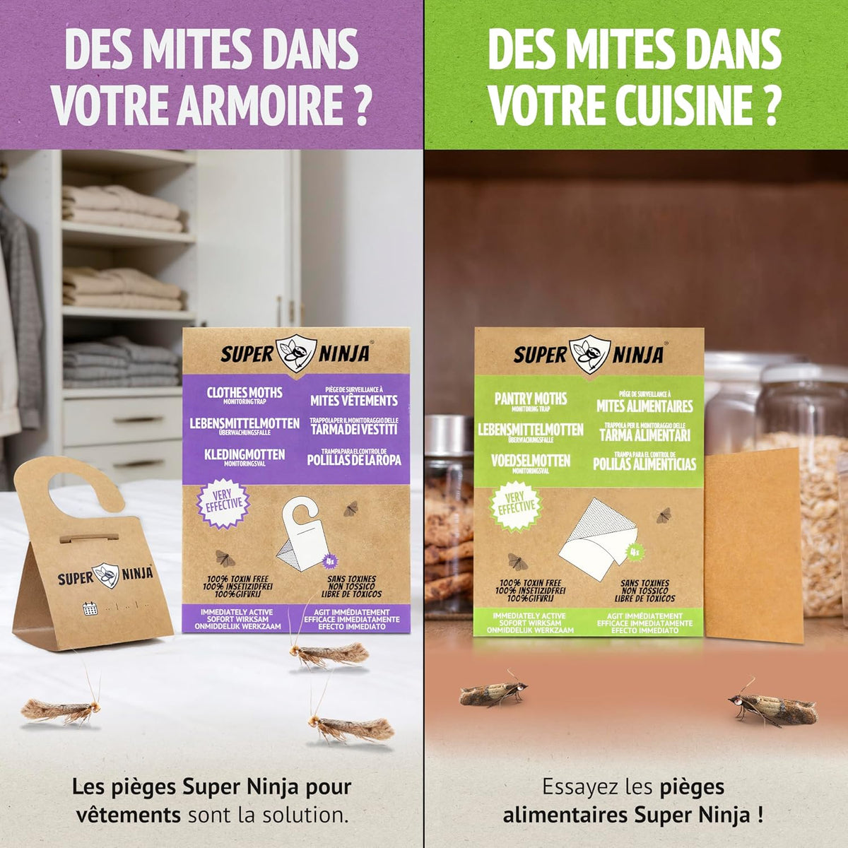 Super Ninja Anti Mites Alimentaires