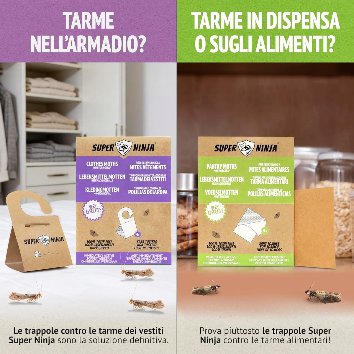 Super Ninja Trappola per Tarme Alimentari
