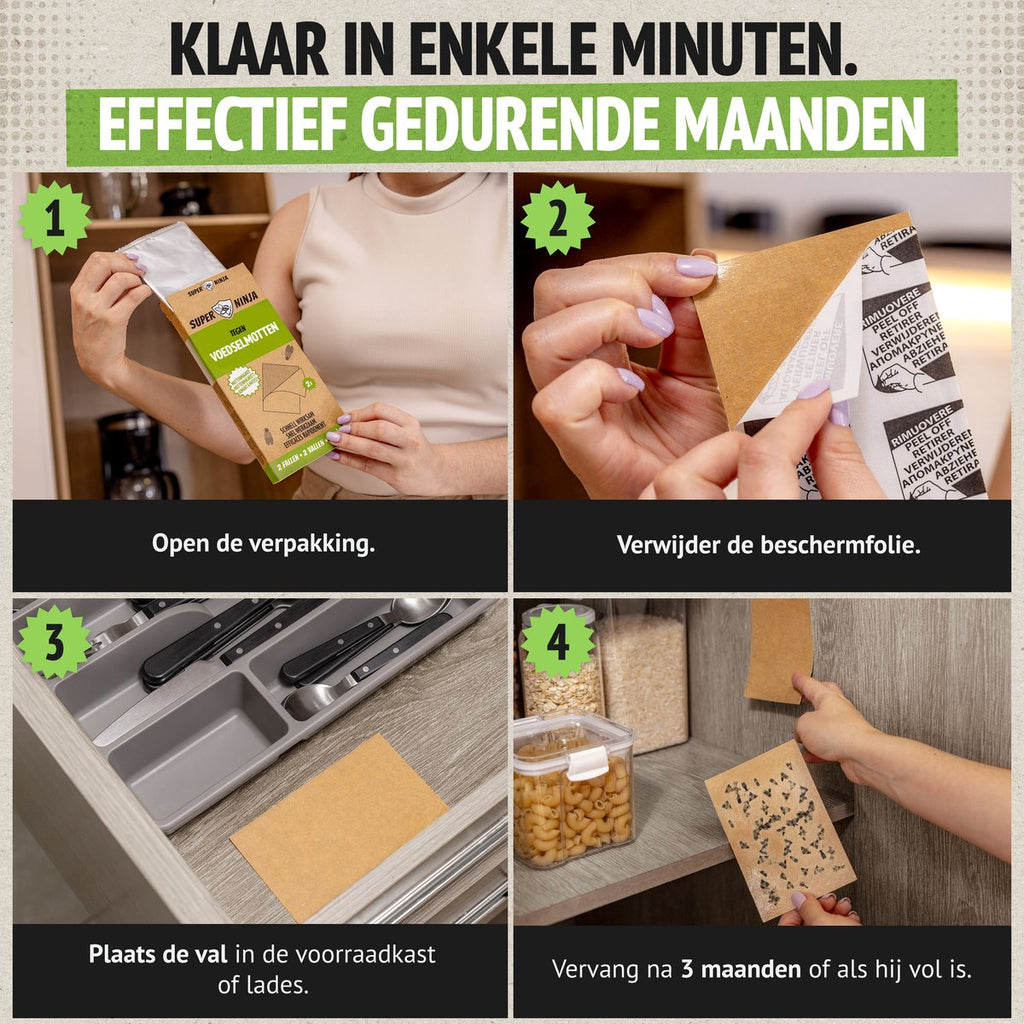 Super Ninja Lebensmittelmotten Falle