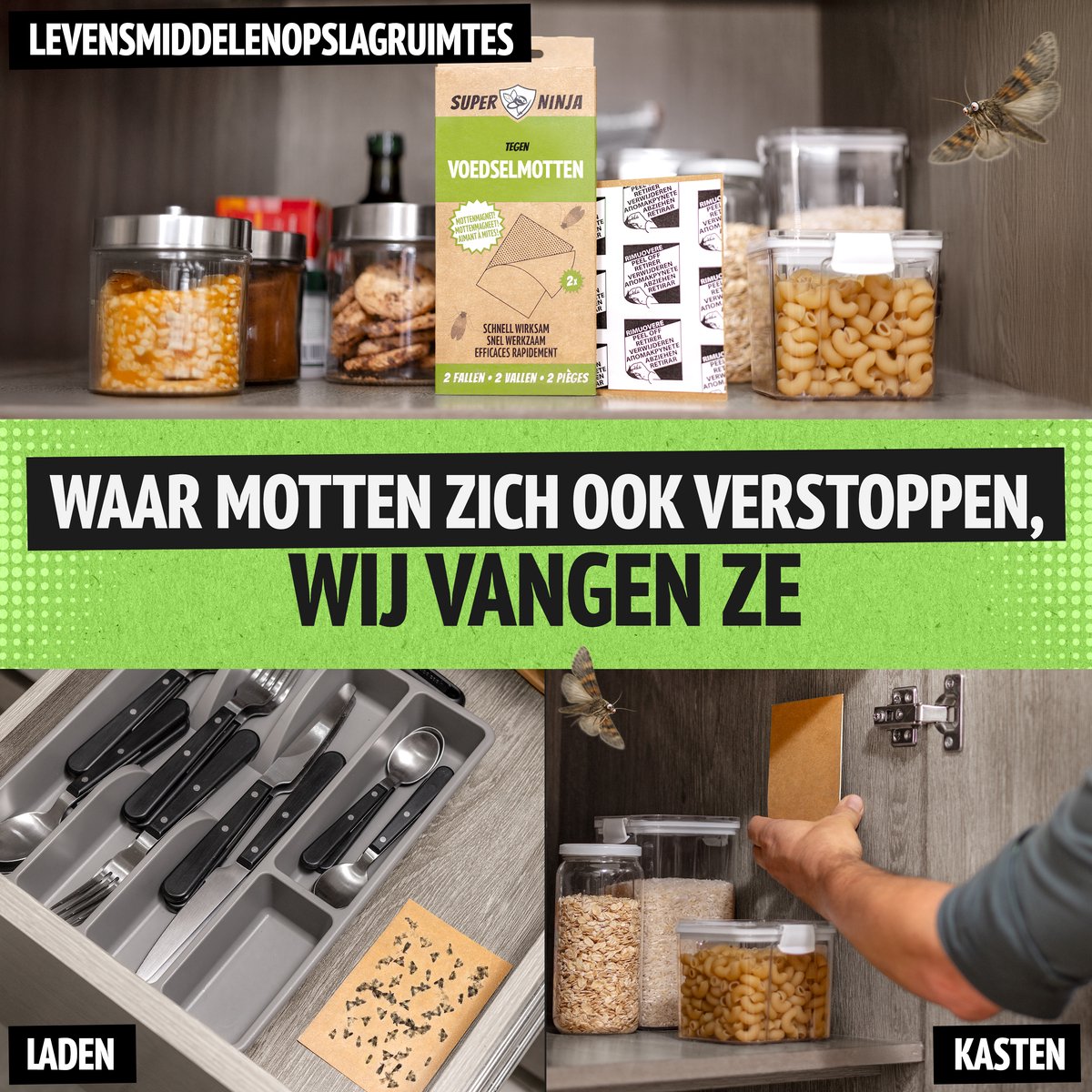Super Ninja Lebensmittelmotten Falle